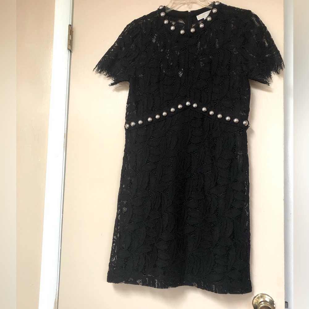 Michael Kors Black Lace Dress Size L